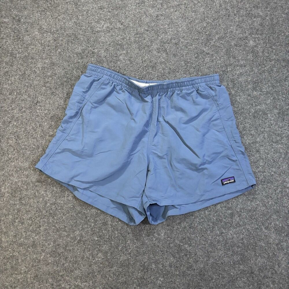 Patagonia Baggies Shorts Women’s Medium 4.5” Linerless Nylon Blue Hiking